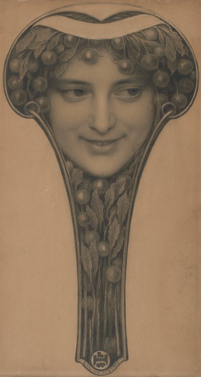 Maschera, c.1900 da Louis Welden Hawkins