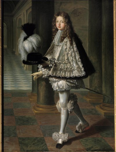 Ritratto in piedi di Louis Alexandre de Bourbon, conte di Tolosa da Louis de Boullogne
