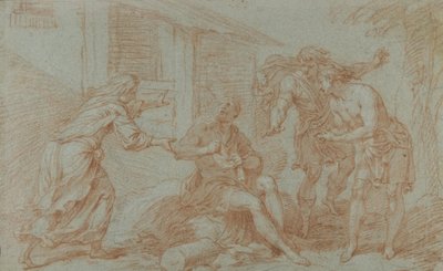 Socrate che prende la coppa di veleno da Louis de Boullogne the Younger