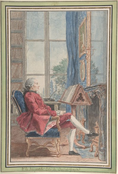 Jean-Pierre de Bougainville, 1760 da Louis de Carmontelle