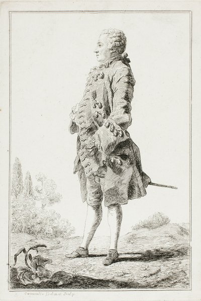 Il barone di Besenval da Louis de Carmontelle