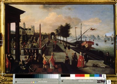 La passeggiata lungo il mare da Louis de Caulery
