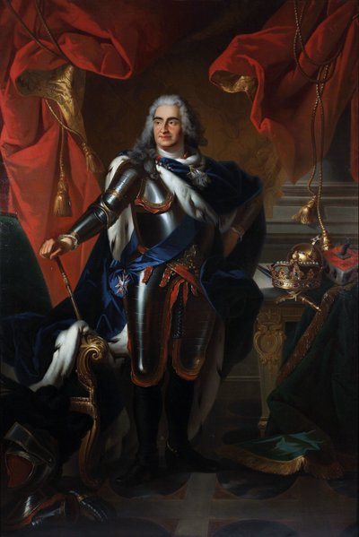 Ritratto di Federico Augusto di Polonia e Sassonia 1670-1733 da Louis de, Silvestre
