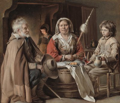 Interno contadino da Louis le Nain