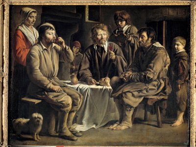 Pasto contadino Dipinto di Louis Le Nain da Louis le Nain