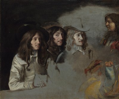 Tre uomini e un ragazzo, c. 1647-1648 da Louis le Nain