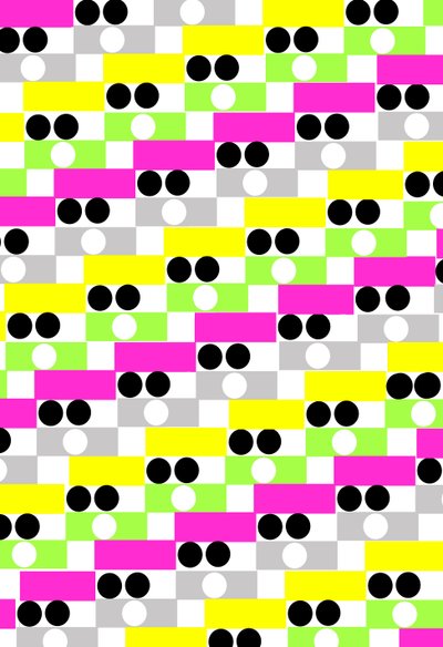 Scatole e macchie, 2015, Media digitale da Louisa Hereford