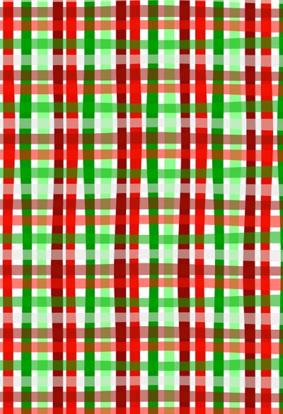Carta da Regalo di Natale a Quadri, 2017 da Louisa Hereford