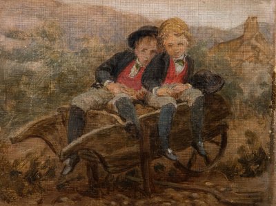 Schizzo degli Onorevoli Dudley e Archie Hamilton Gordon, 1890 da Louisa Starr