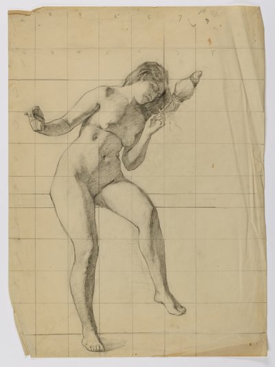 (Senza titolo - figura femminile nuda) da Louise Cox