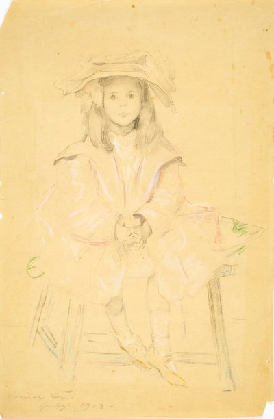 Senza titolo (Ragazza seduta) da Louise Cox