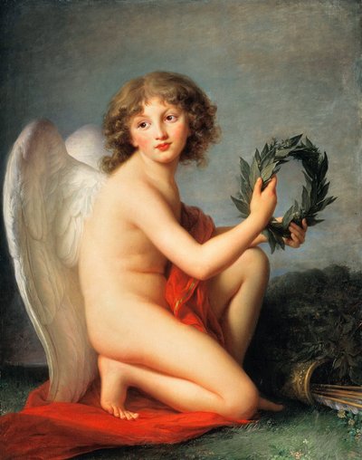 Henryk Lubomirski 1777-1850 come Genio della Fama da Elisabeth Louise Vigee Lebrun