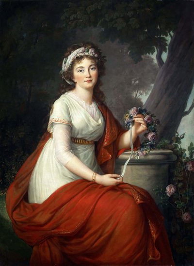 Ritratto della contessa Tatyana Vasilievna Yusupova, nata von Engelhardt 1769-1841, 1797 da Elisabeth Louise Vigee Lebrun