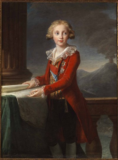 Ritratto del re Francesco I delle Due Sicilie da Elisabeth Louise Vigee Lebrun
