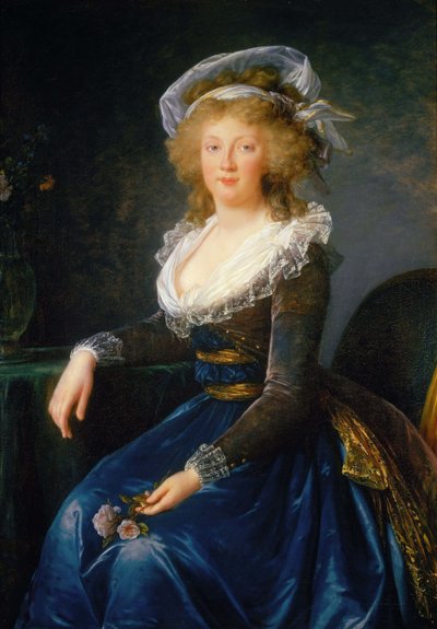 Ritratto di Maria Teresa di Napoli e Sicilia da Elisabeth Louise Vigee Lebrun