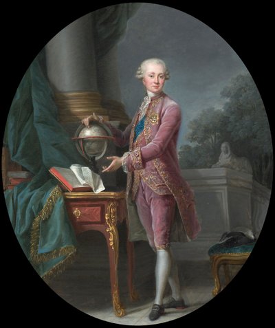 Ritratto del principe Karl Heinrich von Nassau-Siegen 1743-1808, 1776 da Elisabeth Louise Vigee Lebrun