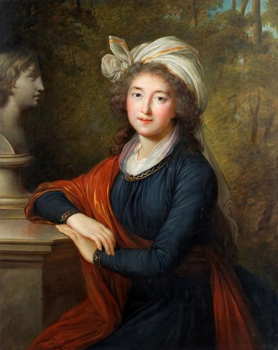 Ritratto della Principessa Elzbieta Izabela Lubomirska, nata Contessa Czartoryska 1736-1816, 1793 da Elisabeth Louise Vigee Lebrun