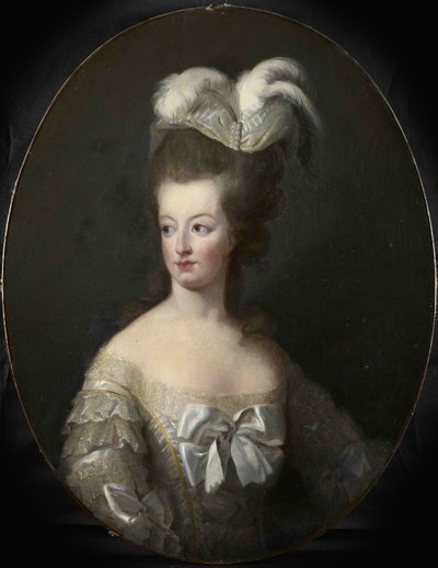 Ritratto della regina Maria Antonietta di Francia 1755-1793 da Elisabeth Louise Vigee Lebrun