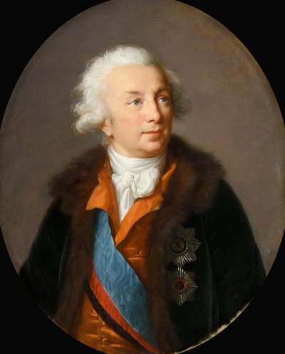 Ritratto del Conte Ivan Ivanovich Shuvalov da Elisabeth Louise Vigee Lebrun