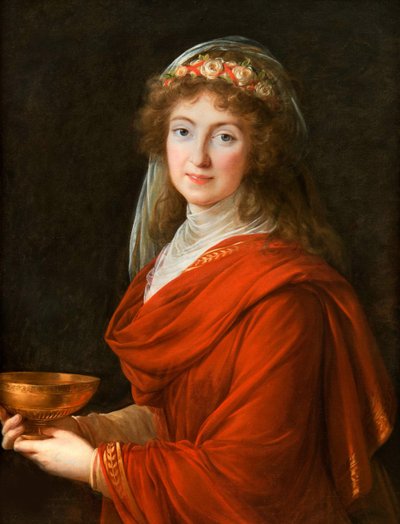 Ritratto della contessa Siemontkowsky-Bystry da Elisabeth Louise Vigee Lebrun
