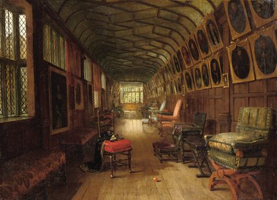 La Galleria Marrone, Knole, Kent da Louise Ingram Rayner