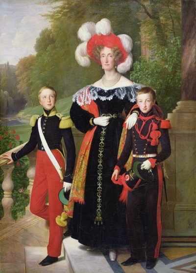 Maria Amalia di Borbone-Sicilia e i suoi figli, Enrico d