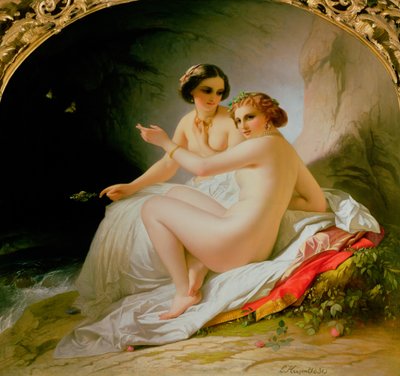 I bagnanti, 1830 da Louise Marie Jeanne Hersent