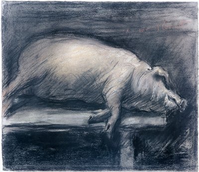 Il maiale macellato da Lovis  Corinth
