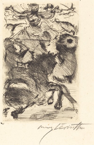 Adhba il cammello da Lovis Corinth