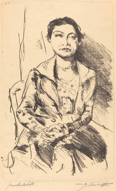 Anneliese Halbe da Lovis Corinth