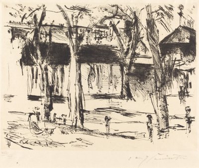 Corte con Alberi da Lovis Corinth
