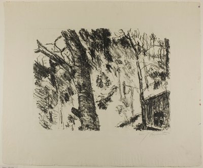 Boschi di faggi, da Inizio primavera in montagna da Lovis Corinth
