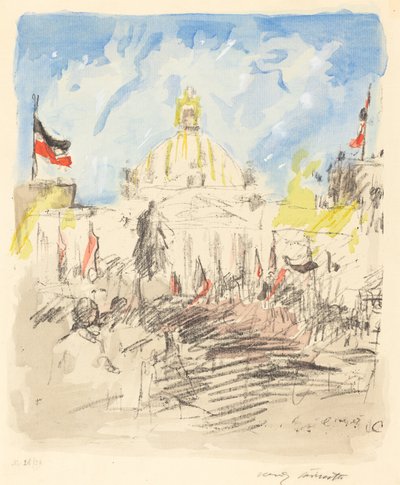 Celebrazione per Bismarck da Lovis Corinth