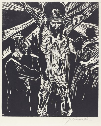 Christus am Kreuz La Crocifissione, 1919 da Lovis Corinth