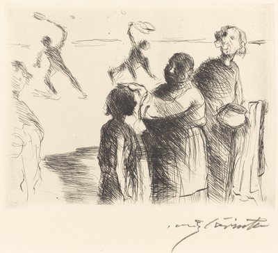 Das Gastmahl des Trimalchio: pl. II Il banchetto di Trimalchio: pl. II, 1919 da Lovis Corinth