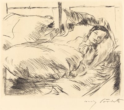 Das Kranke Kind Il Bambino Malato, 1918 da Lovis Corinth