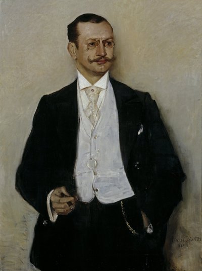 Il pittore Carl Strathmann da Lovis Corinth