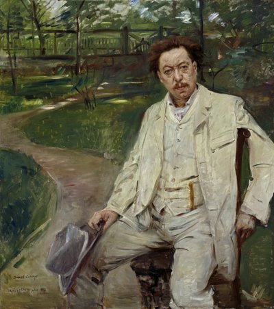 Il pianista Conrad Ansorge da Lovis Corinth