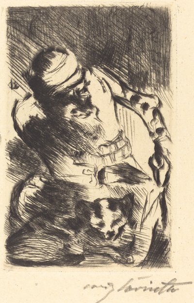Il gatto del profeta, 1919 da Lovis Corinth