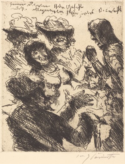 "Il volto di una bella ragazza deve essere come la luce del sole" da Lovis Corinth