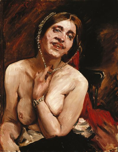 Nudo Femminile sulla Poltrona da Lovis Corinth