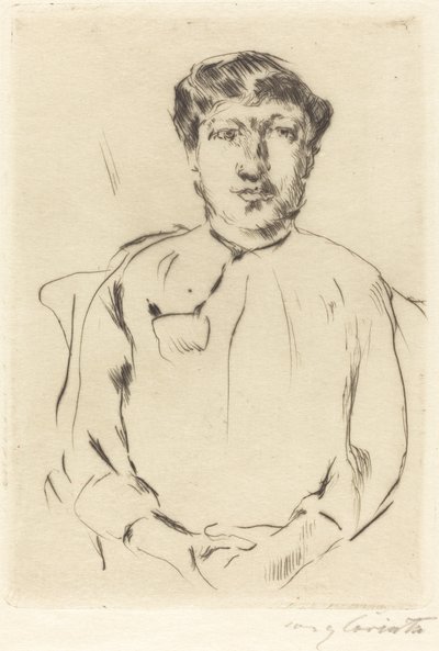 Ritratto di una Donna da Lovis Corinth
