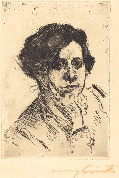 Testa di donna da Lovis Corinth