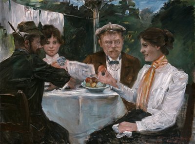 Colazione nel giardino di Max Halbe da Lovis Corinth