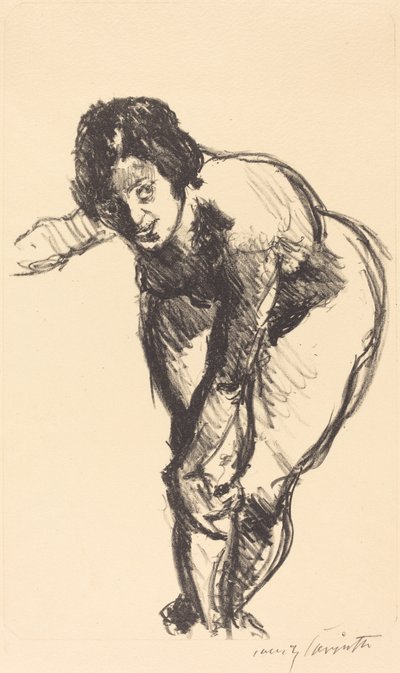 Nudo piegato in avanti, 1916 da Lovis Corinth
