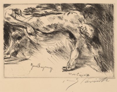 Sepoltura, 1921-1922 da Lovis Corinth