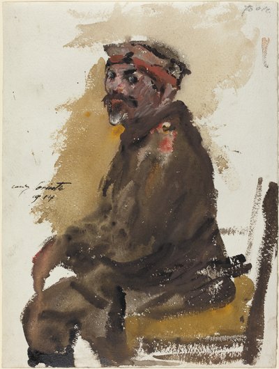 Hermann Struck in uniforme da Lovis Corinth