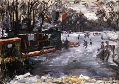 Pista di pattinaggio nel Tiergarten, Berlino, 1909 da Lovis Corinth