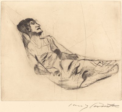 Nella Amaca II da Lovis Corinth