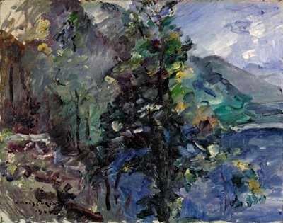 Jochberg al lago di Walchensee da Lovis Corinth